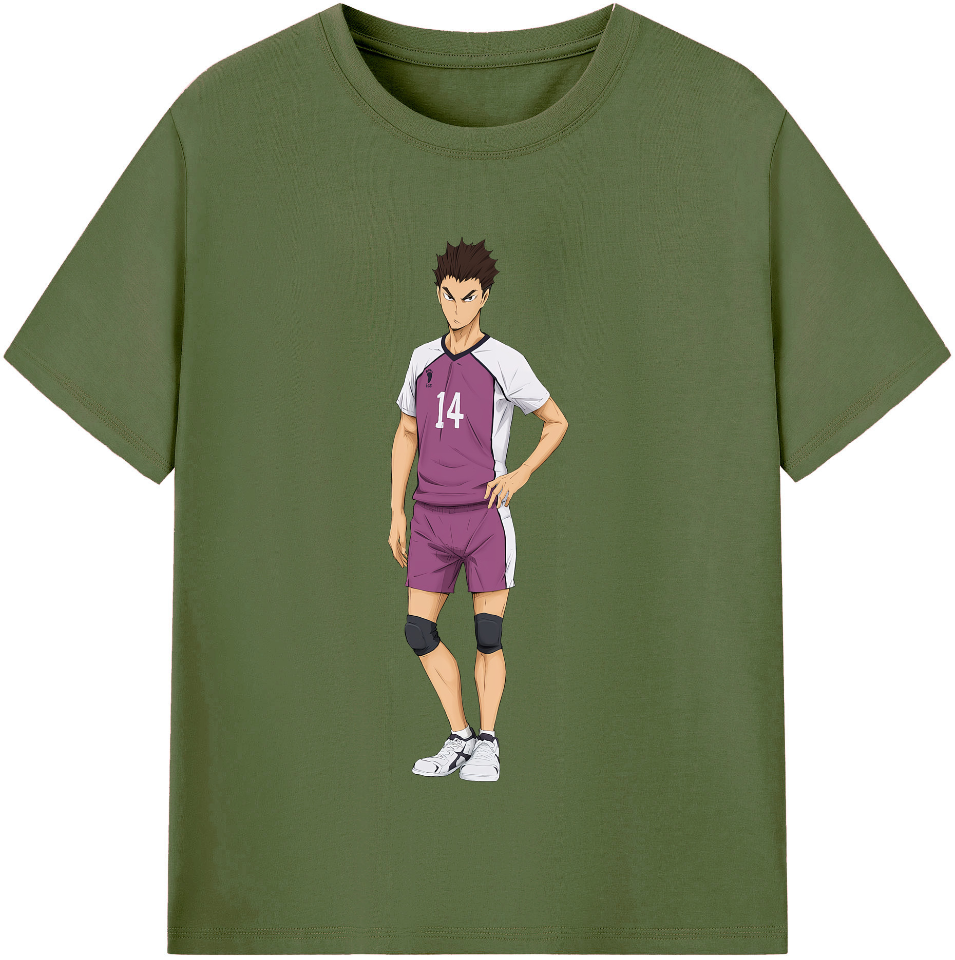 （画像用） ハイキュー!! Haikyu!! 綿100％半袖Tシャツ（フロントプリント）